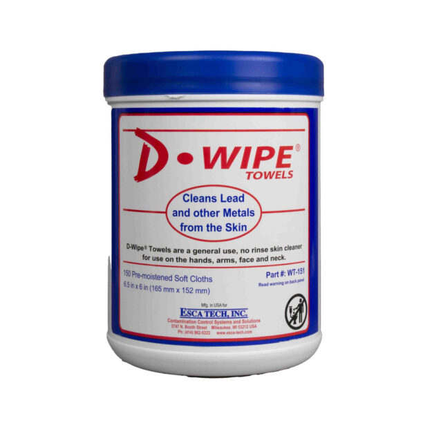 ESCA TECH D WIPES, Lead Wipes