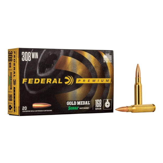 Fed Ammunition Gold Medal Match 168gr 1, Gold Medal Match 168gr