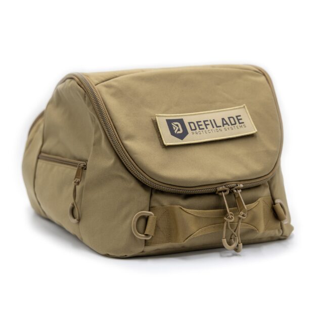 DEF Helmet Bag Tan 01, Public Order Helmet Bag